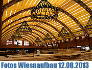 Fotos Aufbauzeit Oktoberfest München 2013 vom 12.08.2013 - Montag - 28. Wiesn-Aufbautag 2013 (©Foto: Marikka-Laila Maisel)